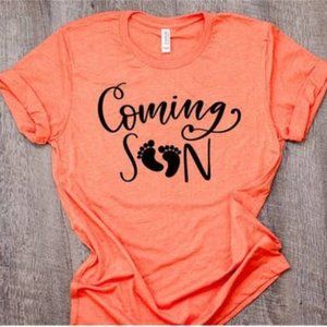 Maternity Coming soon tshirt